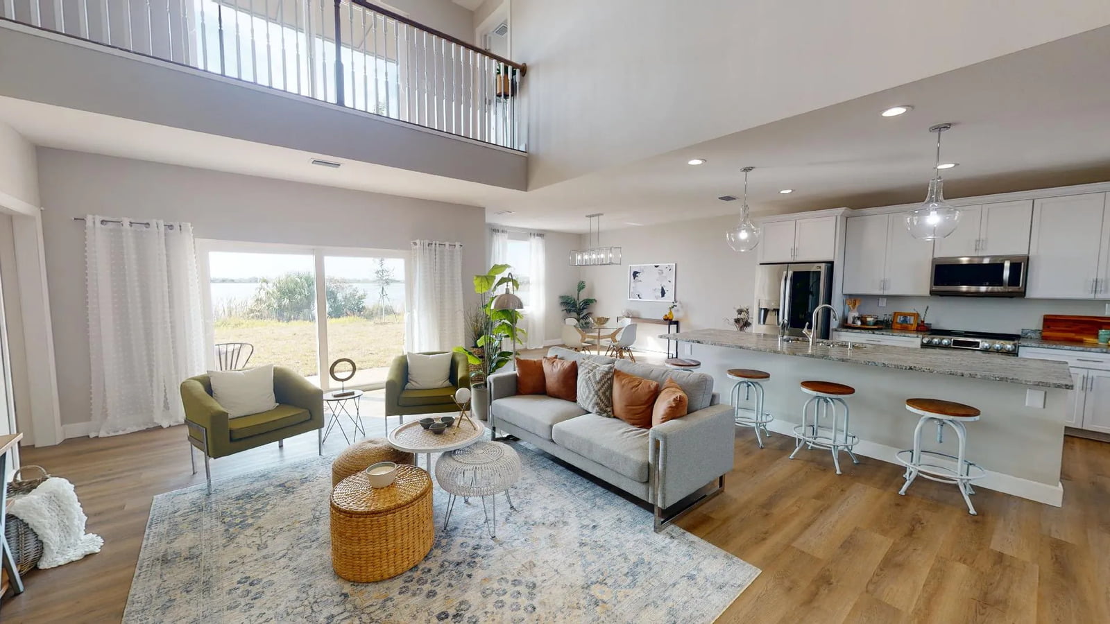 Mediterranean style living room